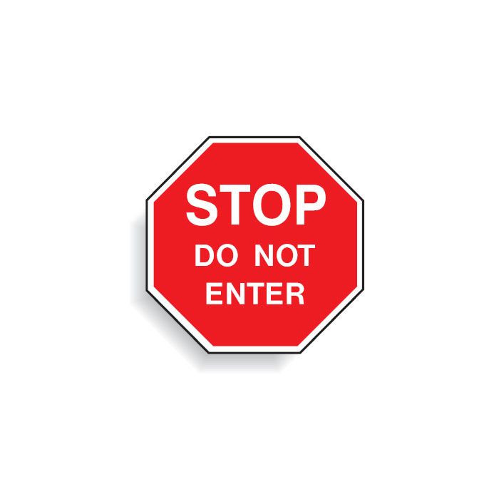 Multi Worded Stop Signs - Stop Do Not Enter