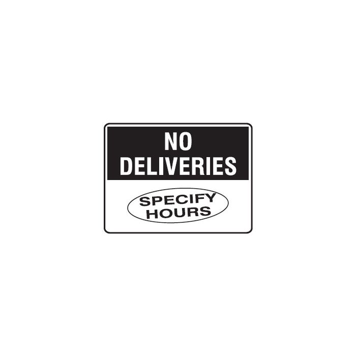Semi-Custom Shipping And Receiving Signs -