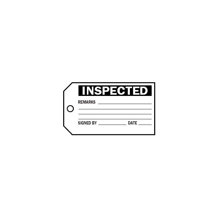 Production Tags - Inspected