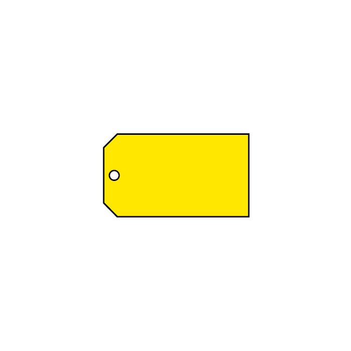 Production Tags - Blank Yellow