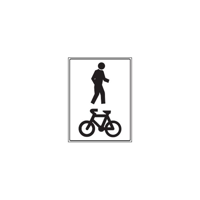 Bicycle Path Signs - Man & Bike Symbols