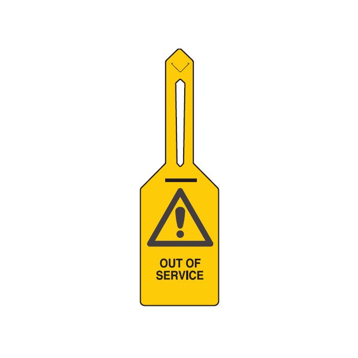 Self Locking Safety Tags - Out Of Service