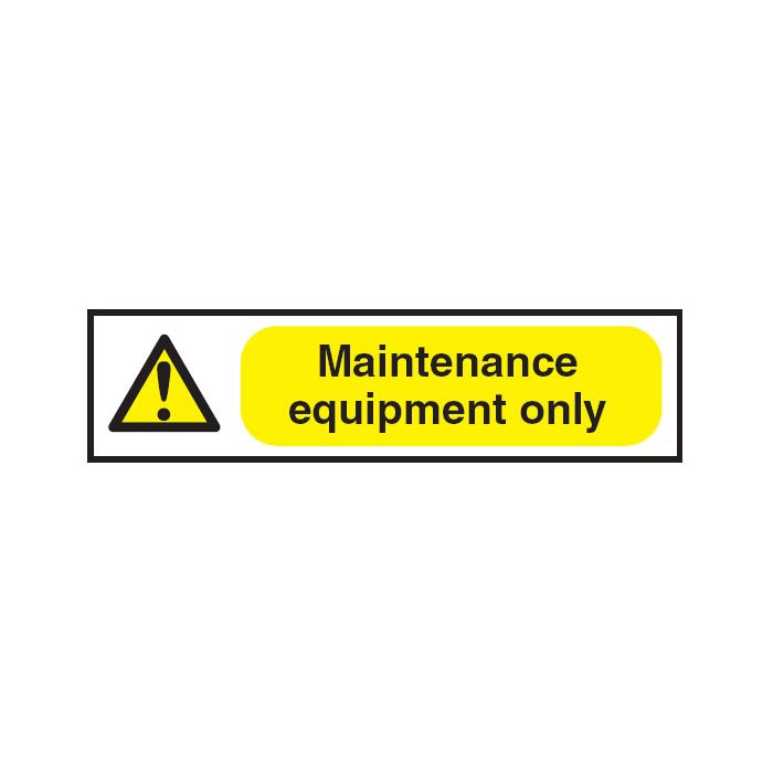 Power Point Warning Labels - Maintenance Equipment Only