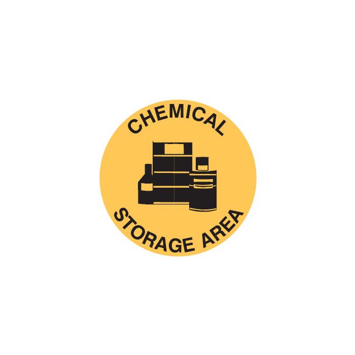 Safety Floor Marker - Chemical Storage Only