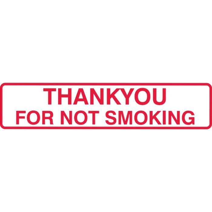 Seton Sign Pack - Thankyou For Not Smoking