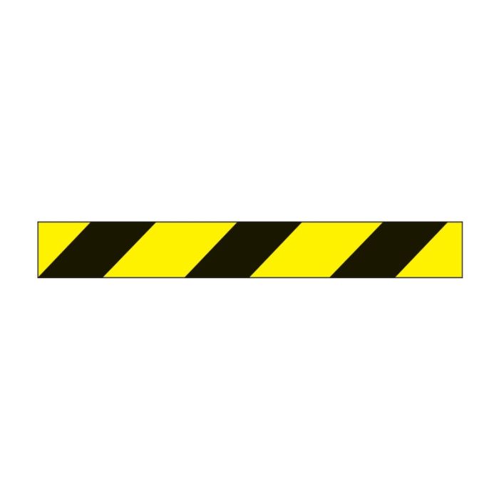 Warning Anti Skid Safety Tapes - Black & Yellow Striped 