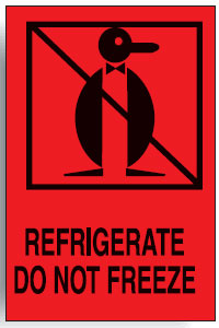 Shipping Labels - Refrigerate Do Not Freeze