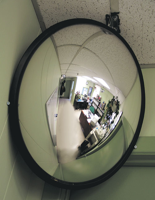 Indoor Polycarbonate Convex Mirrors 305mm DIA
