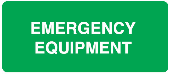 First Aid Signs - Emergency Equipment
