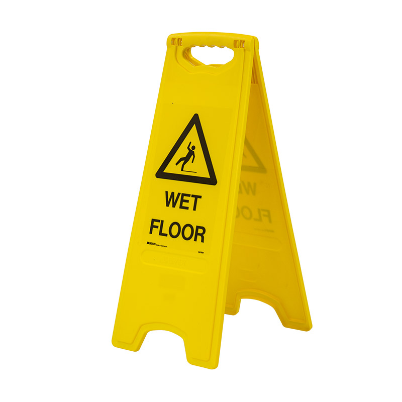 Deluxe Floor Stand/Sign - Wet Floor
