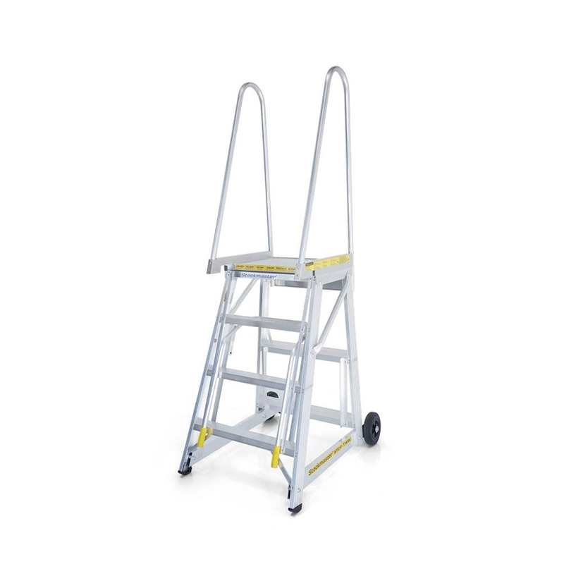 Stockmaster Step-Thru Mobile Platform Ladder 150kg - 2m