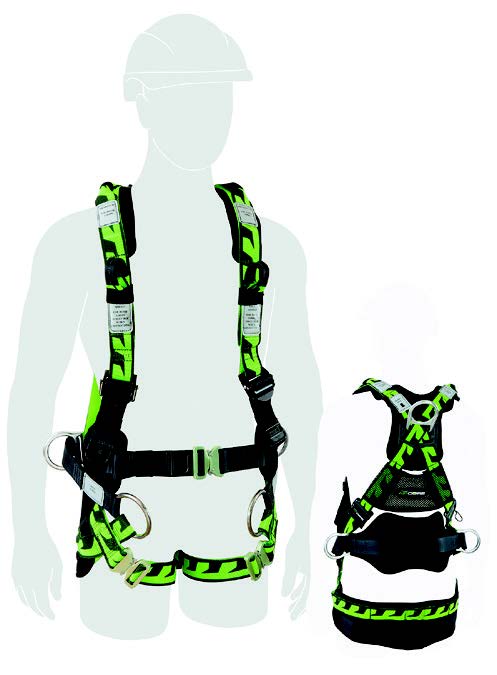 Miller Air Core Tower Worker With Soft Loops harness