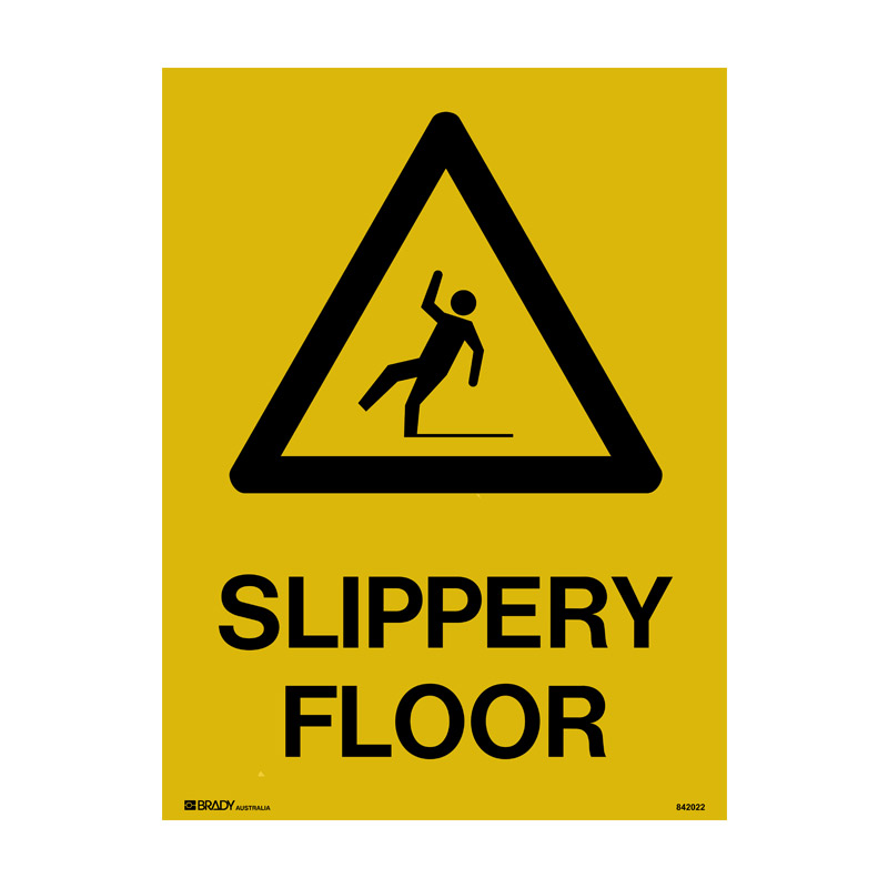 Tall Floor Stand Signs | SLIPPERY FLOOR