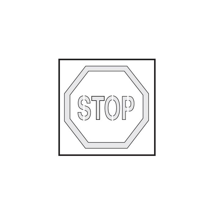 Safety Stencils - Stop
