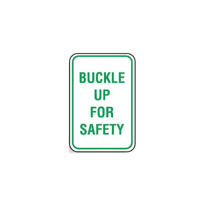 Parking Signs - Buckle Up For Safety
