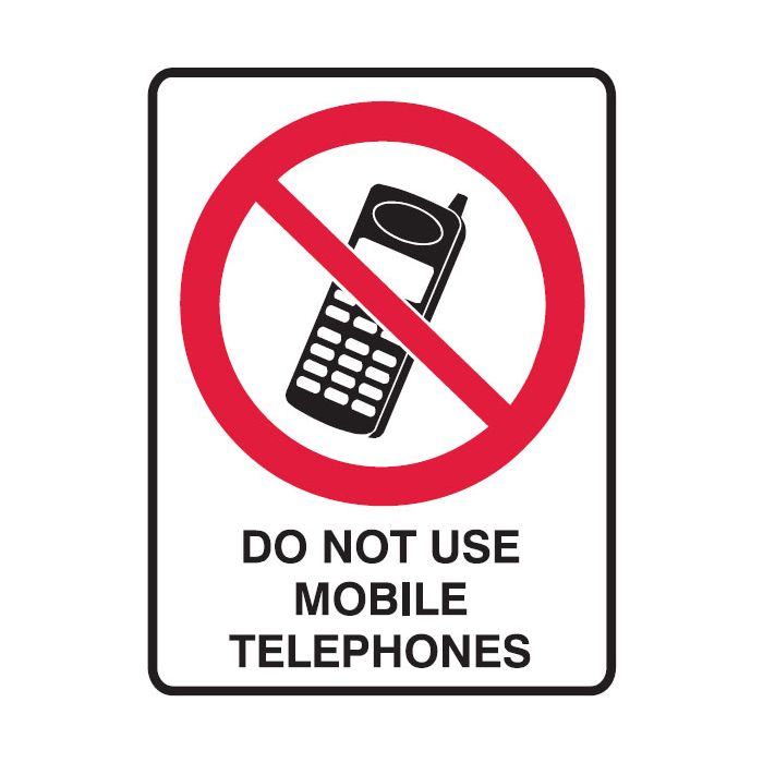 Small Labels - Do Not Use Mobile Telephones