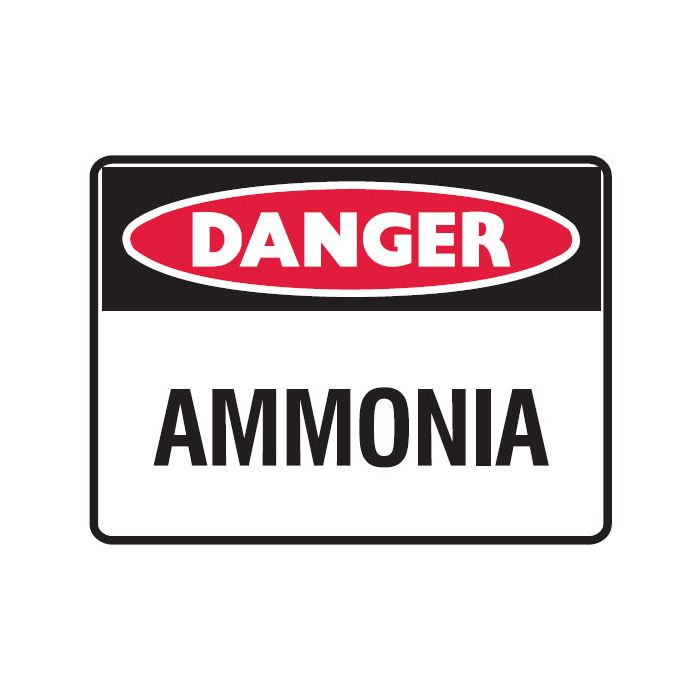 Hazardous Substance Signs - Ammonia