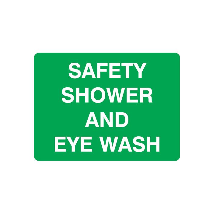 First Aid Signs - Safety Shower And Eye Wash