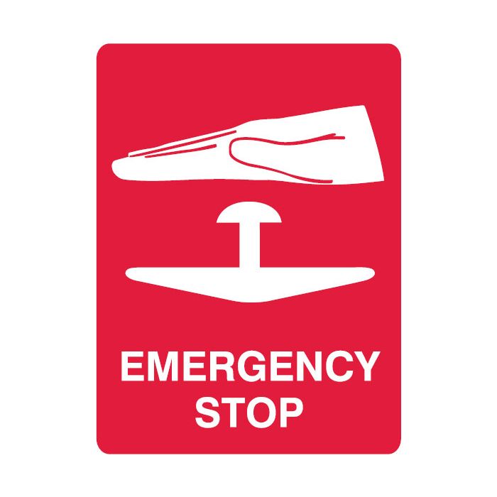 First Aid Signs - Emergency Stop