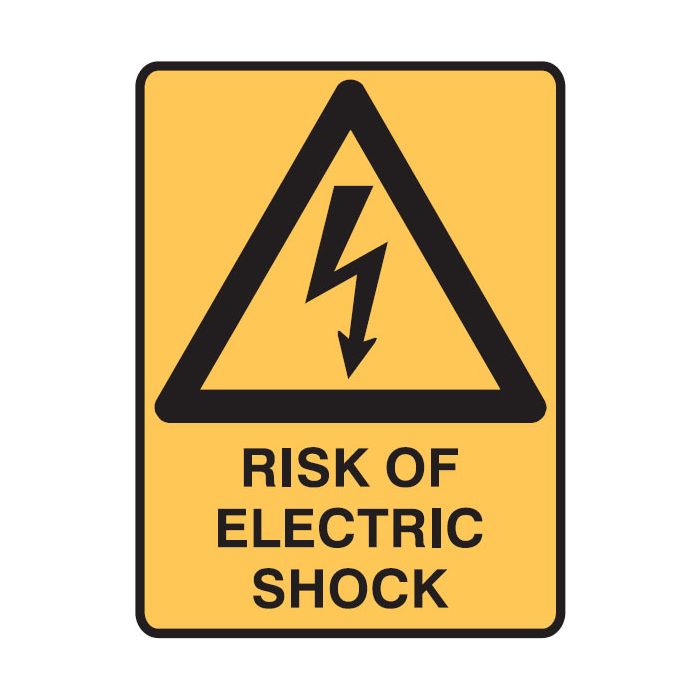 Warning Signs - Risk Of Electric Shock