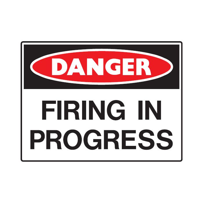 Mining Signs - Firing In Progress