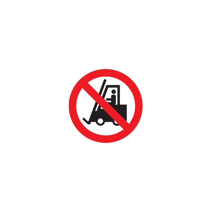 International Labels - No Forklifts Picto
