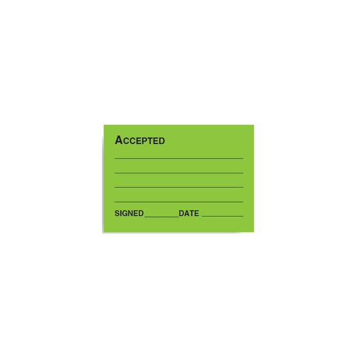 Quality Assurance Labels - Accepted