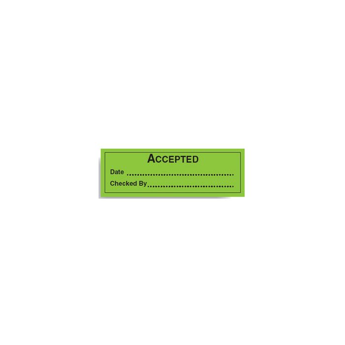 Quality Assurance Labels - Accepted
