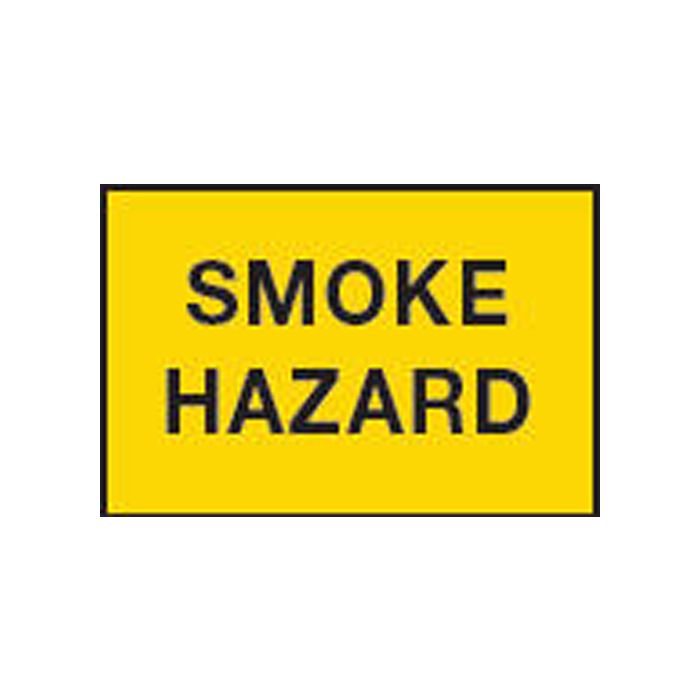 Box Edge Sign - Smoke Hazard (Class 1)
