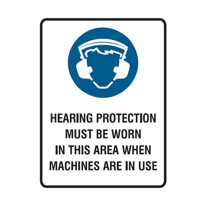  Hearing Protection Must Be Worn