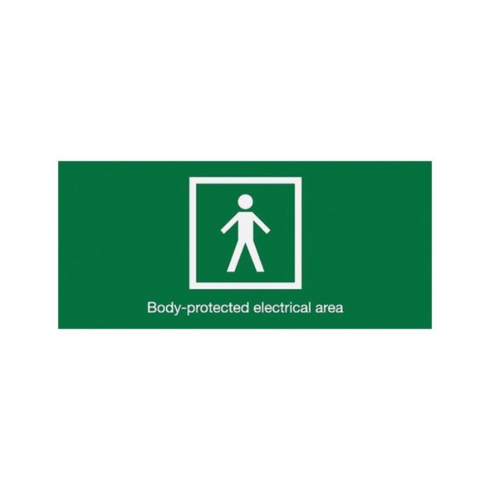 Hospital/Nursing Home Signs - Body-Protected Electrical Area 