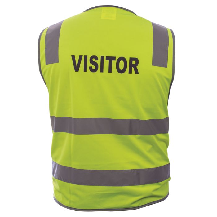 Reflective Safety Vest - Visitor Yellow