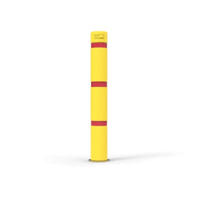 Shock Absorbing Bollards Core Drilled 1200mm Yellow & Red