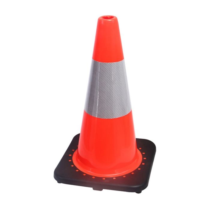 Value Traffic Cone With Reflective - 450mm, Orange