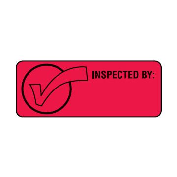 Shipping Labels - Inspected By
