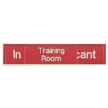 In Use/Vacant Signs  - TRAINING ROOM