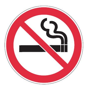 Safety Floor Marker - No Smoking