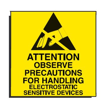 Shipping Labels - Attention Observe Precautions For Handling Electrostatic Sensitive Devices