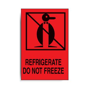 Shipping Labels - Refrigerate Do Not Freeze