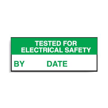 Write On Labels - Tested For Electrical Safety