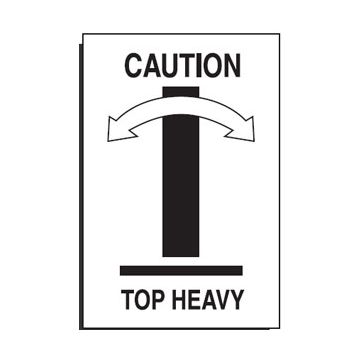 Shipping Labels - Top Heavy
