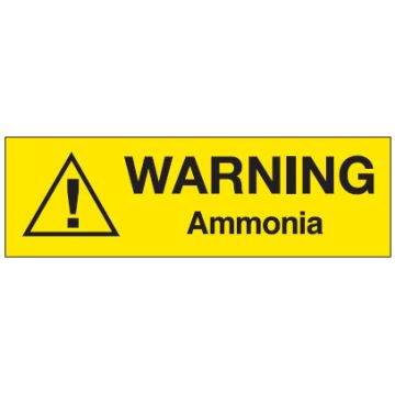 Pipe Warning Markers - Warning Ammonia