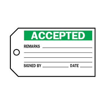 Production Tags - Accepted
