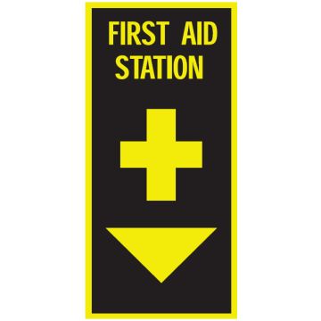 Luminous Eyewash & Safety Signs - First Aid Station