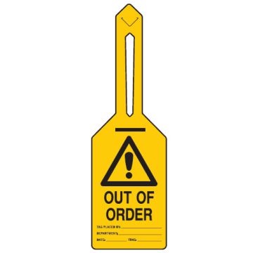 Self Locking Safety Tags - Out Of Order