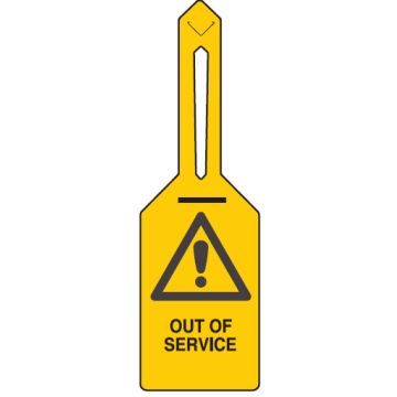 Self Locking Safety Tags - Out Of Service