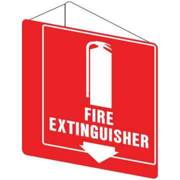 Three Dimensional Safety Signs - Fire Extinguisher