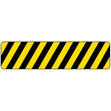 Anti-Slip Floor Markers - Black/Yellow Stripes