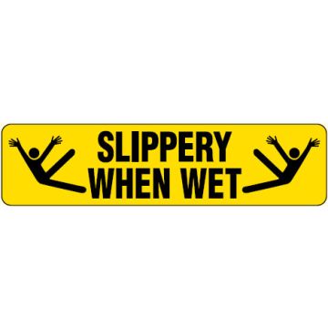 Anti-Slip Floor Markers - Slippery When Wet