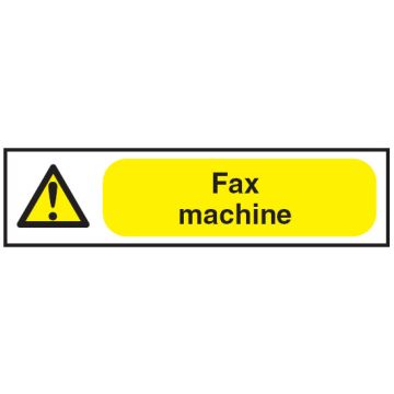 Power Point Warning Labels - Fax Machine